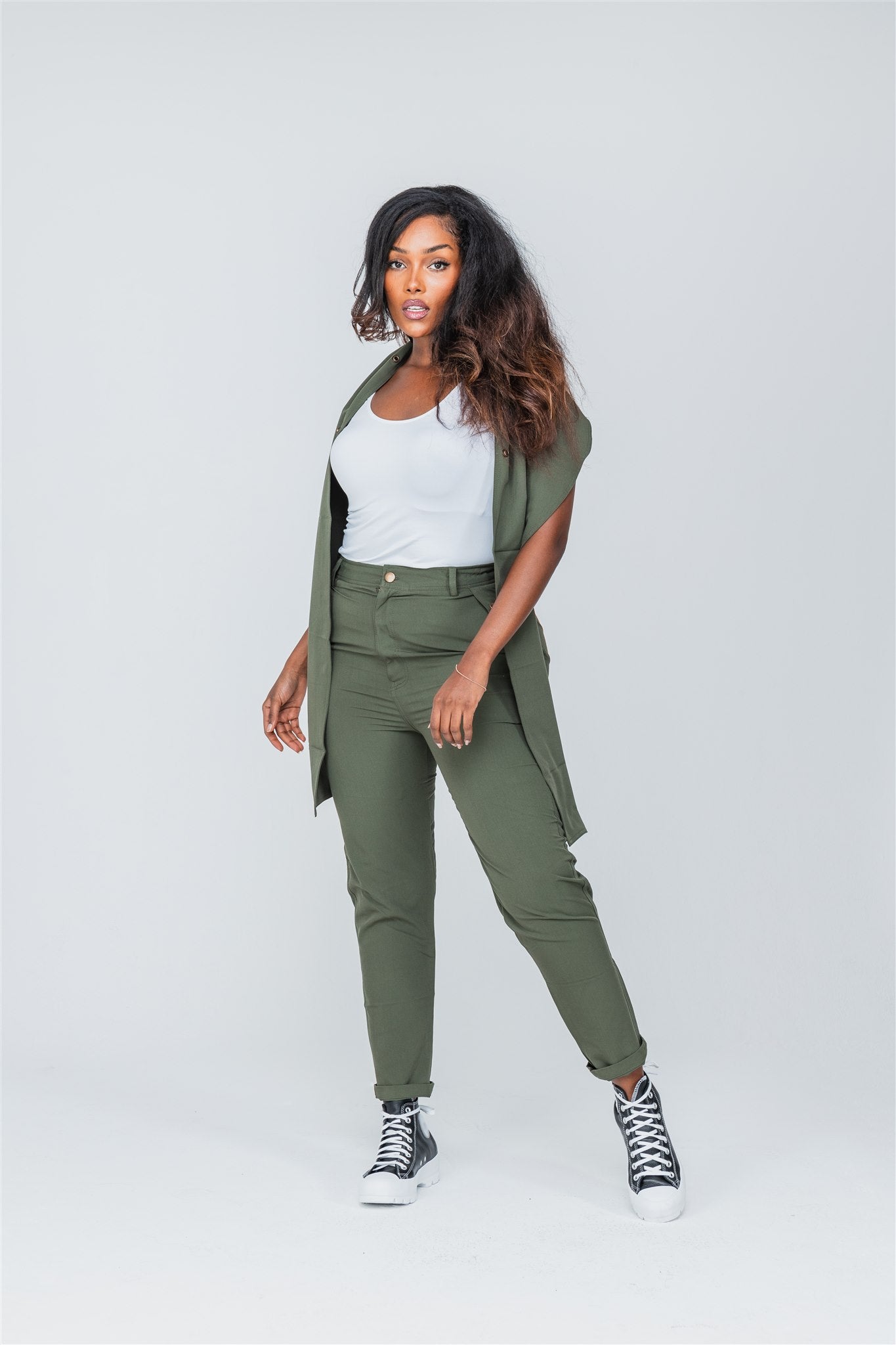 Eccentric Front Tie Pant