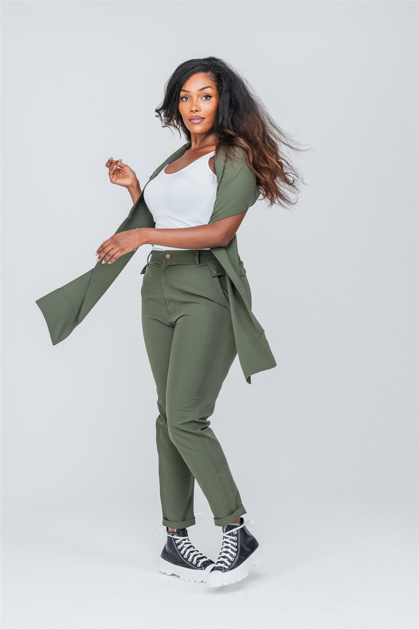 Eccentric Front Tie Pant